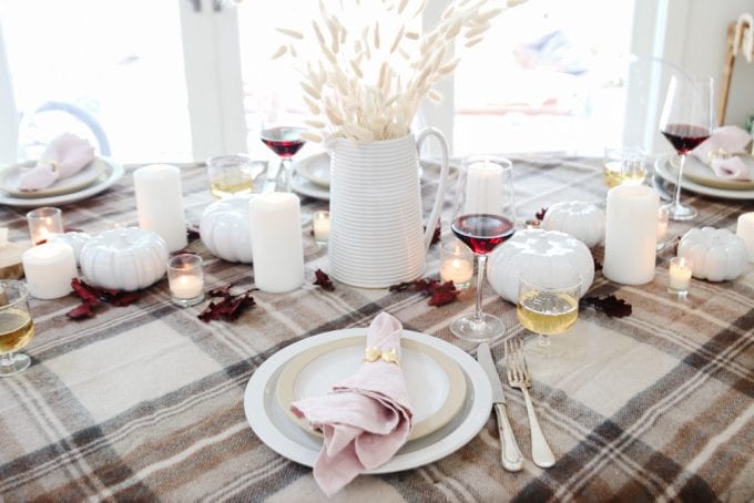 cozy fall table