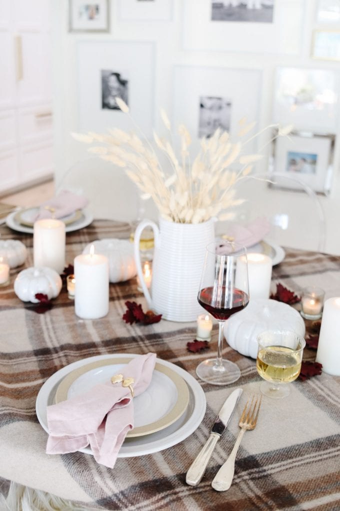 fall dining room decor