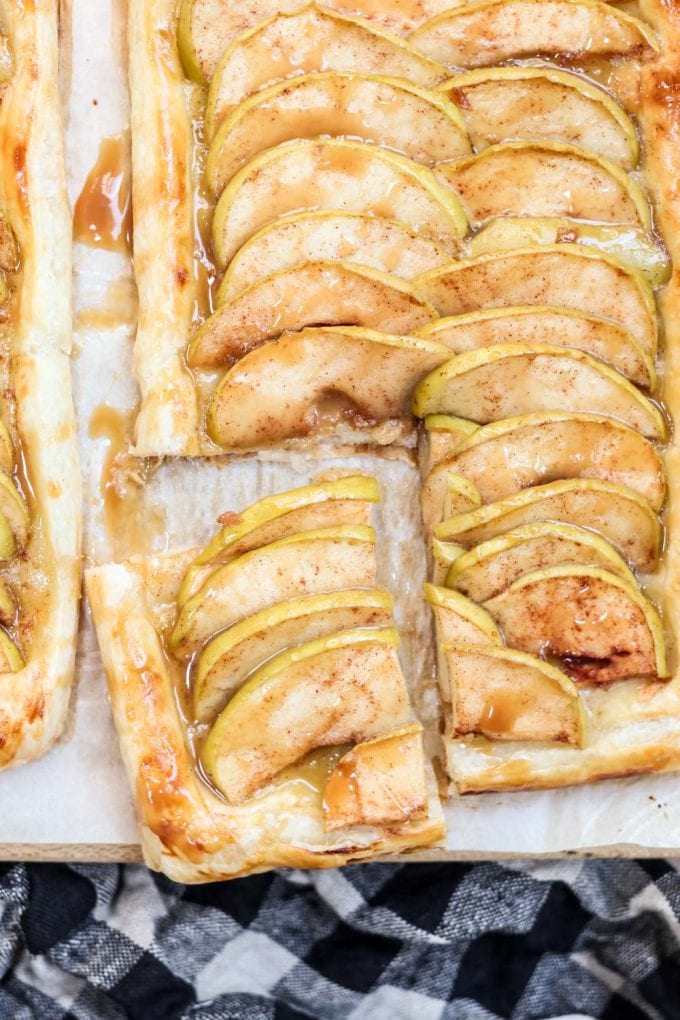 puff pastry apple tart recipe