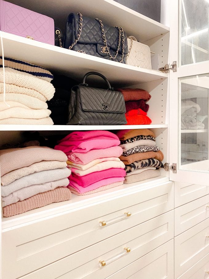 how to store sweaters