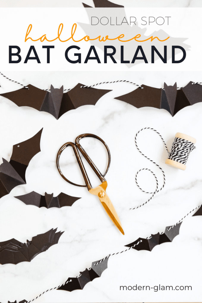 $5 flying bat garland