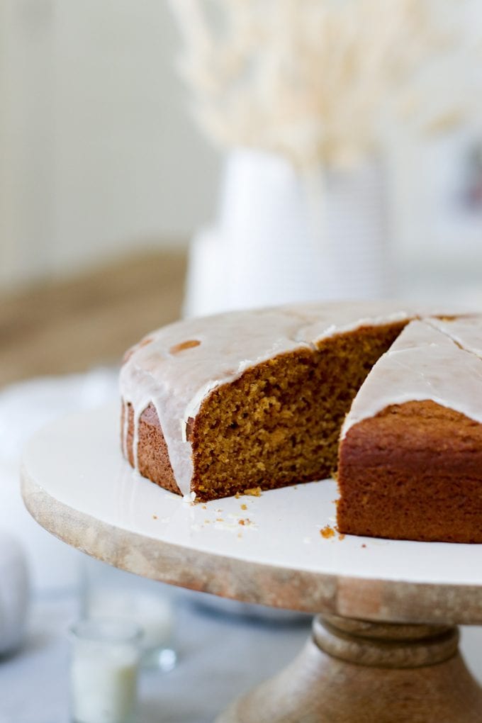 pumpkin olive oil cake