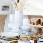 olive oil cake with maple glaze