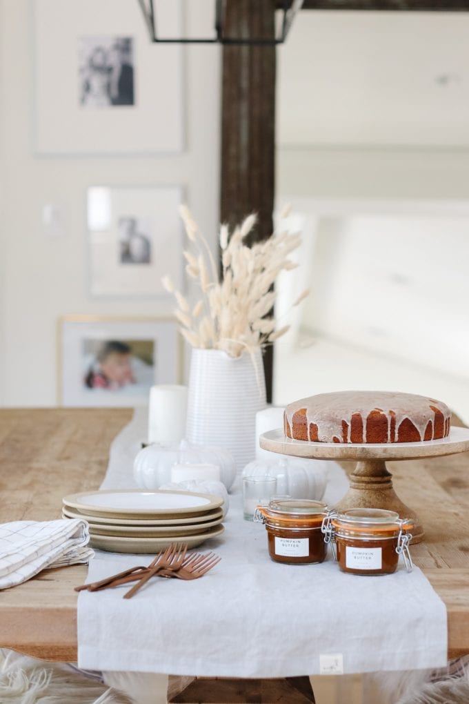 olive oil cake with pumpkin