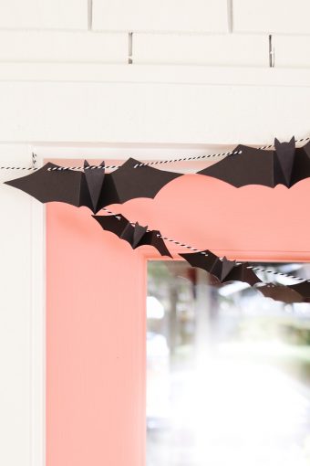 diy halloween door garland