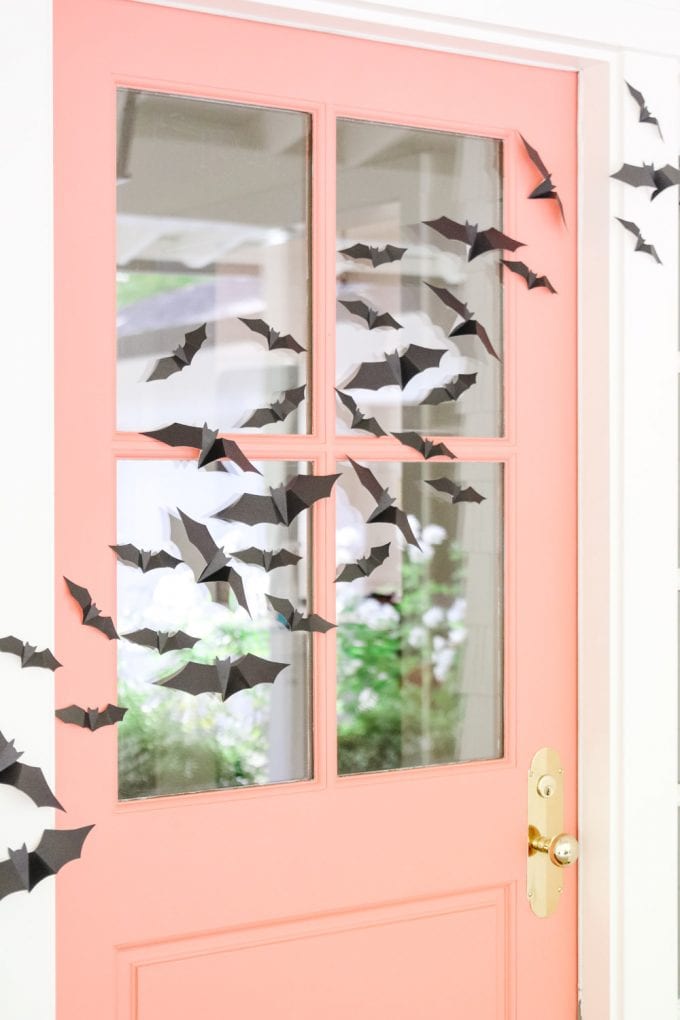 flying bats halloween porch decor