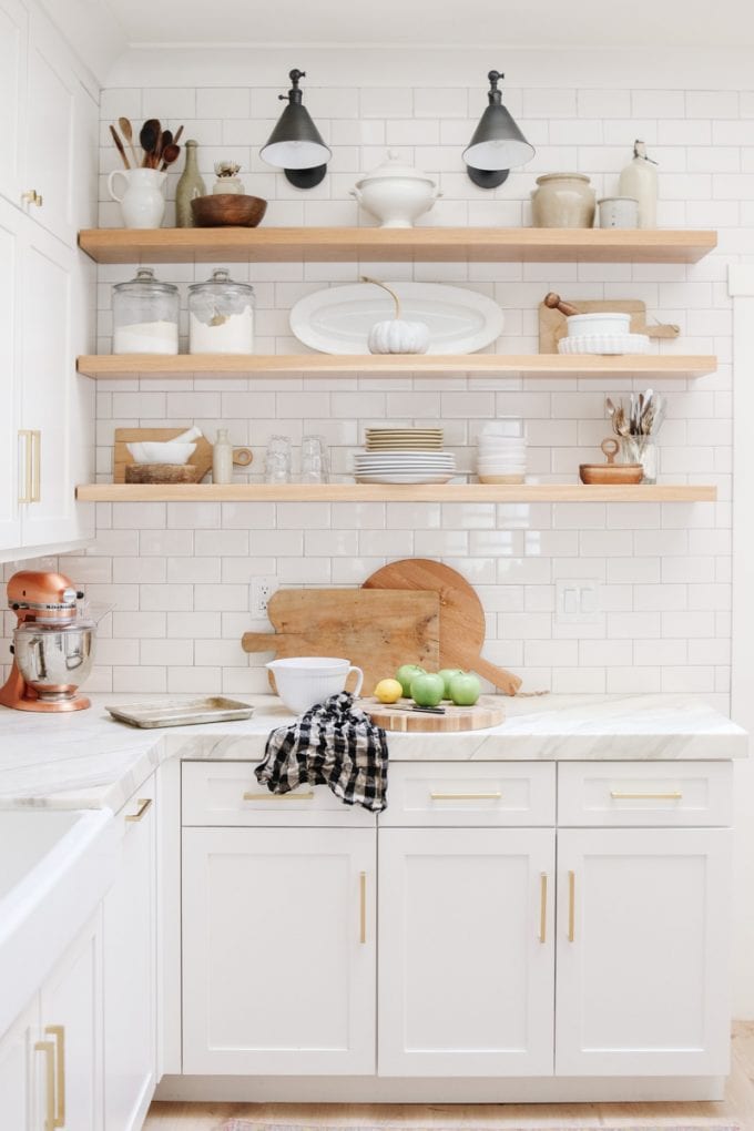 Tips for Open Shelving in the Kitchen