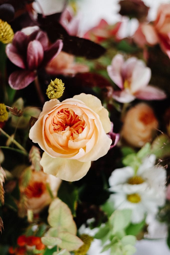 Thanksgiving floral centerpiece