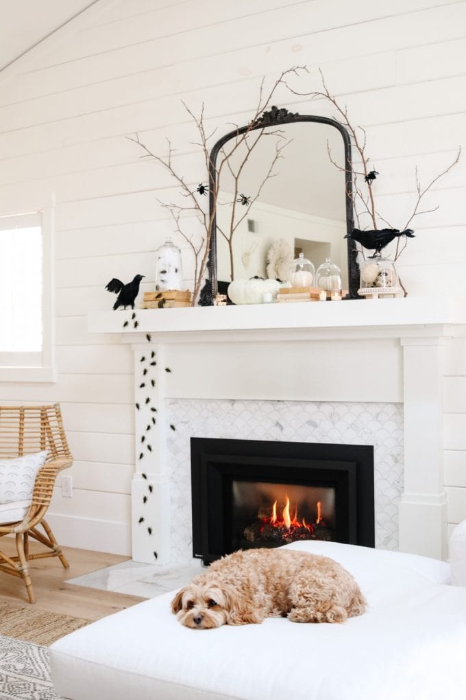 shiplap fireplace