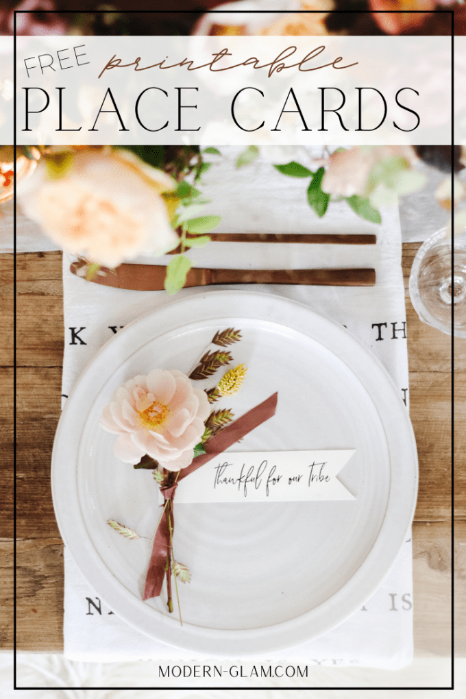 free printable thanksgiving place cards