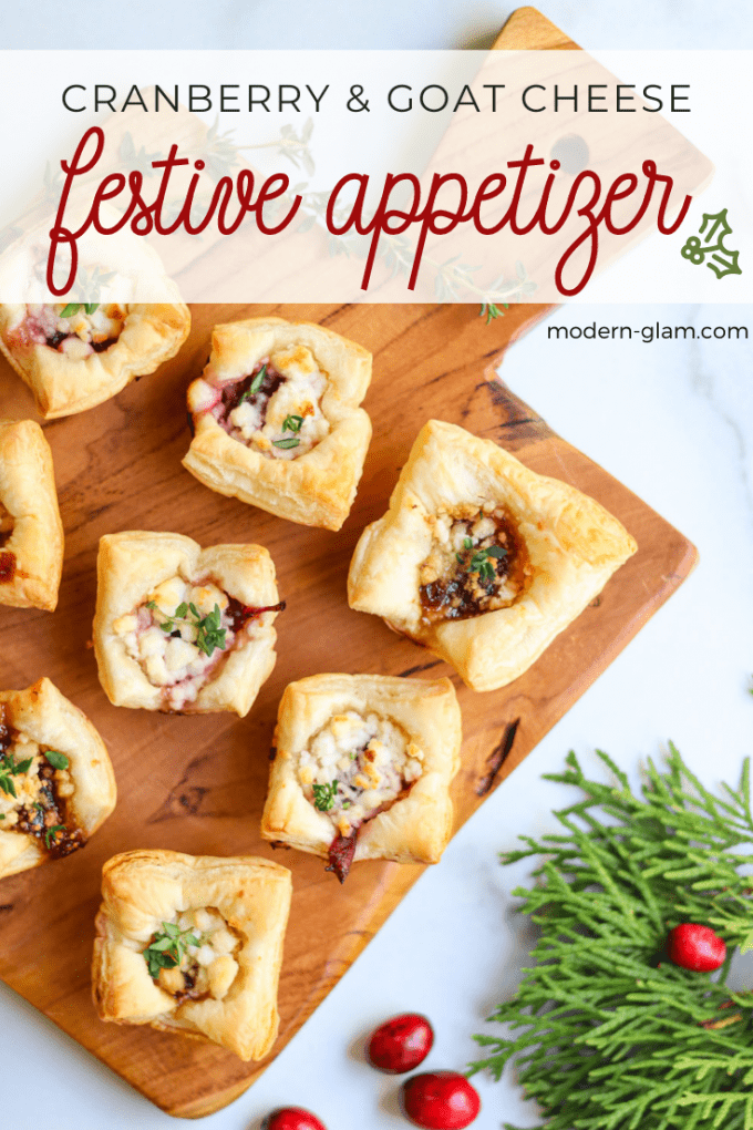 vegetarian puff pastry appetizer