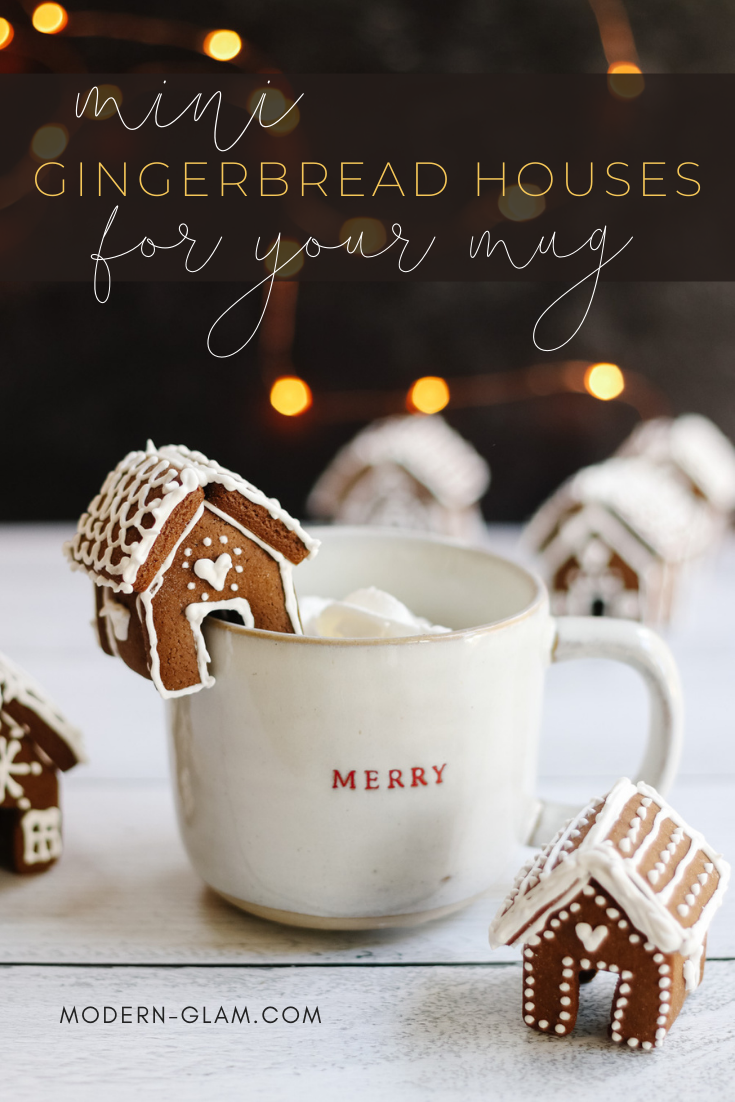 gingerbread mug huggers via @modernglamhome