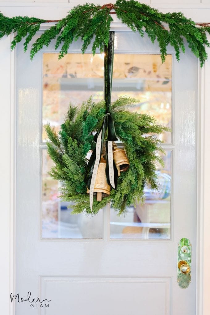 DIY minimalist wreath