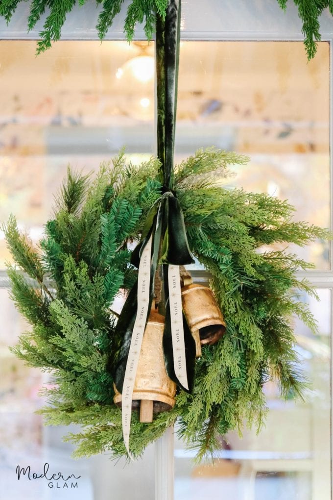 Craft Bell Christmas Bells Wreaths Holiday Home And - Temu