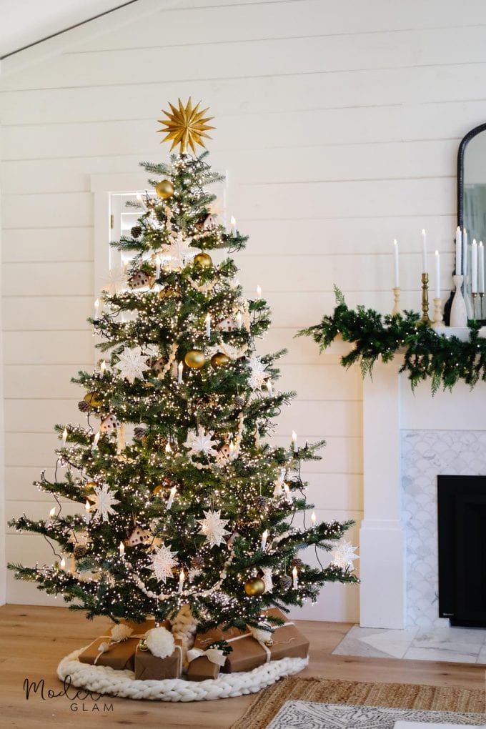 My Scandinavian Inspired Christmas Tree - Modern Glam