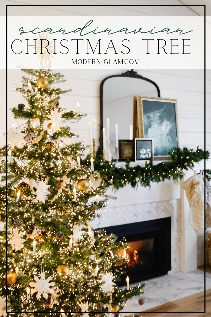 christmas tree decorating ideas via @modernglamhome