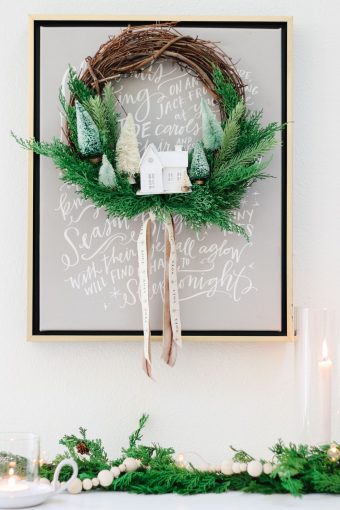 how to make a christmas wreath