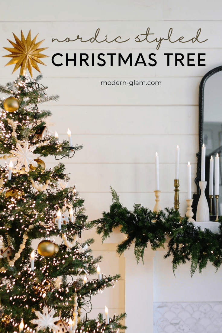 My Scandinavian Inspired Christmas Tree - Modern Glam