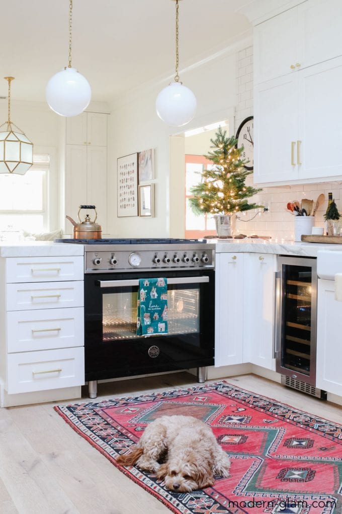 cozy christmas kitchen