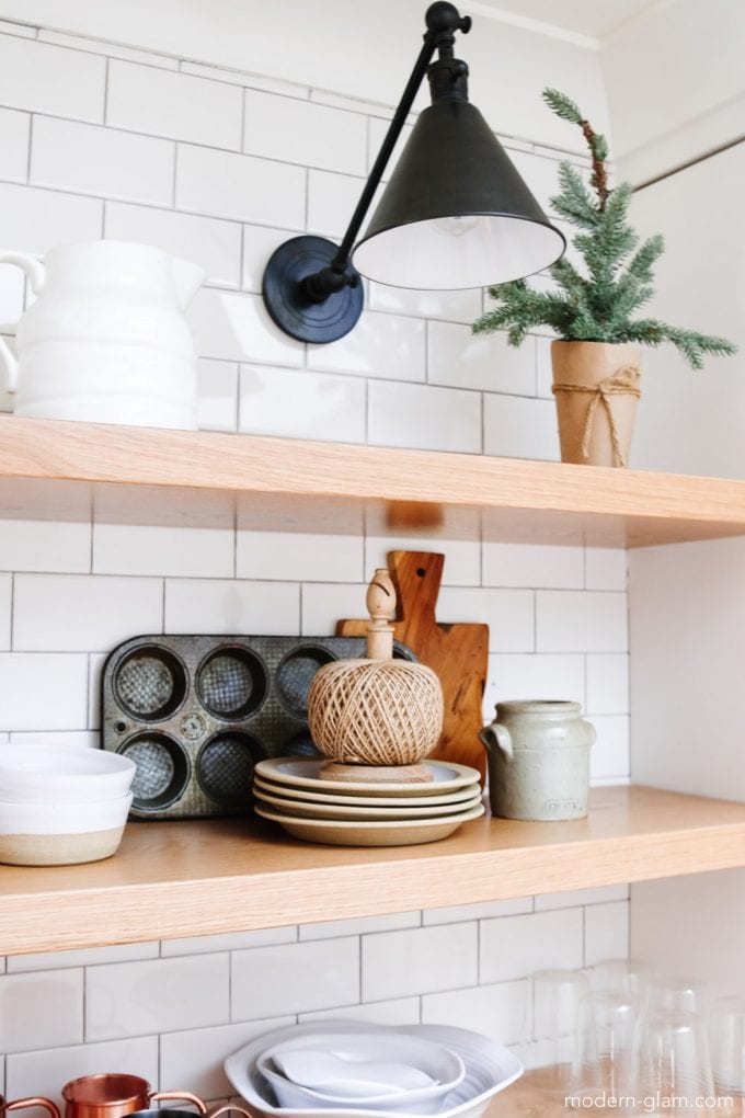 cozy christmas kitchen