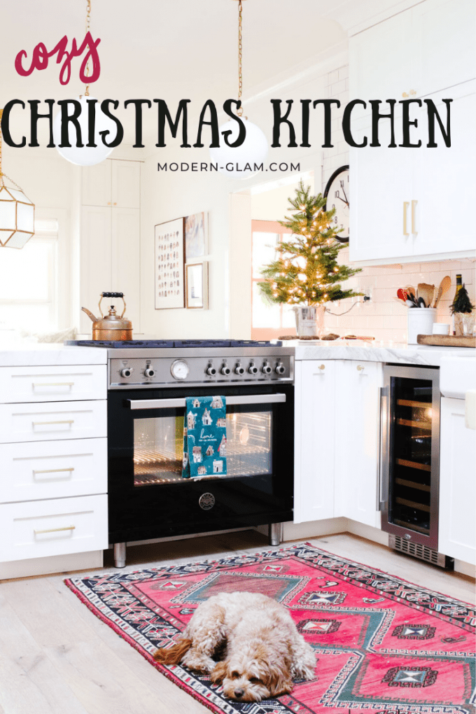 cozy christmas kitchen