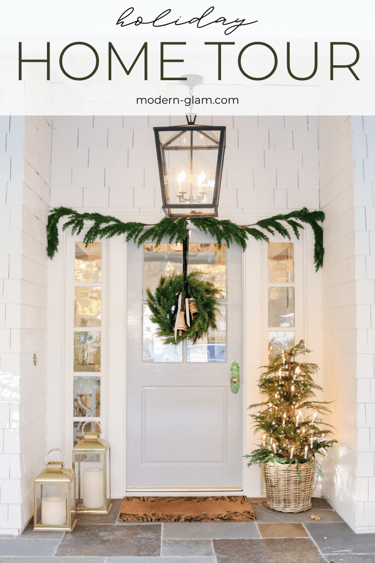 holiday home tour 2020 via @modernglamhome