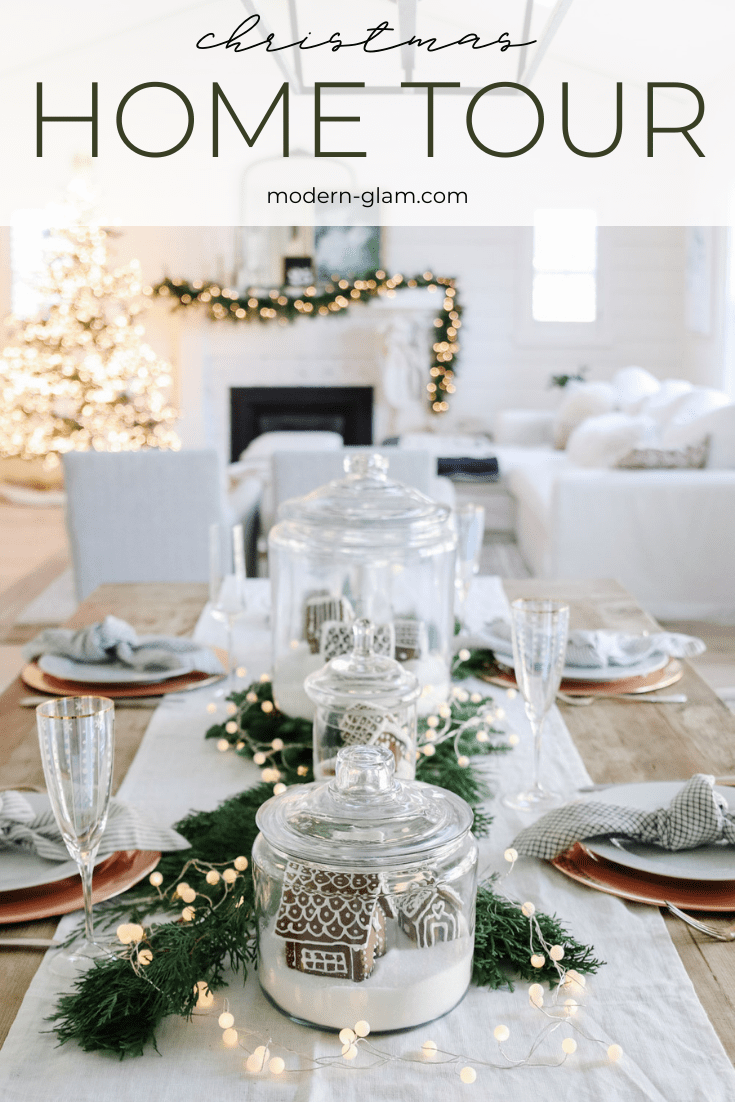 christmas home tour 2020 via @modernglamhome