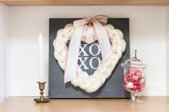 DIY Valentine's Day Wreath