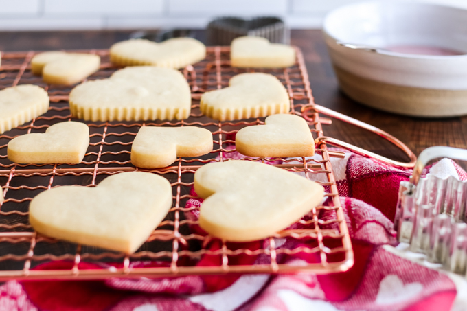 heart sugar cookies