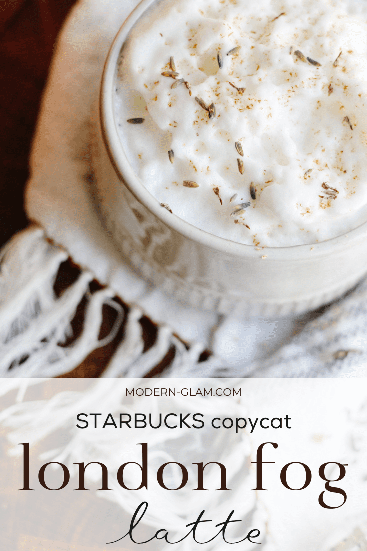 earl grey tea latte recipe via @modernglamhome