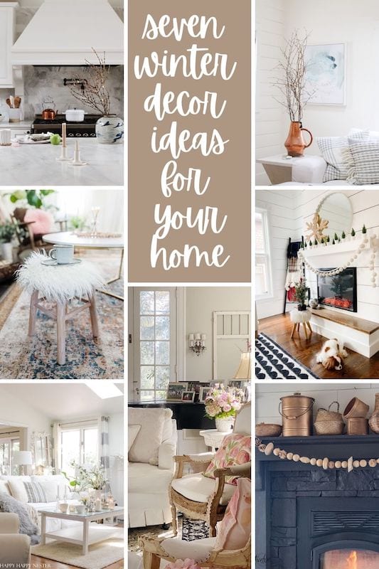 7 winter decorating ideas via @modernglamhome