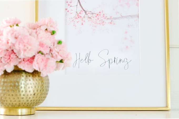 cherry blossom printable art