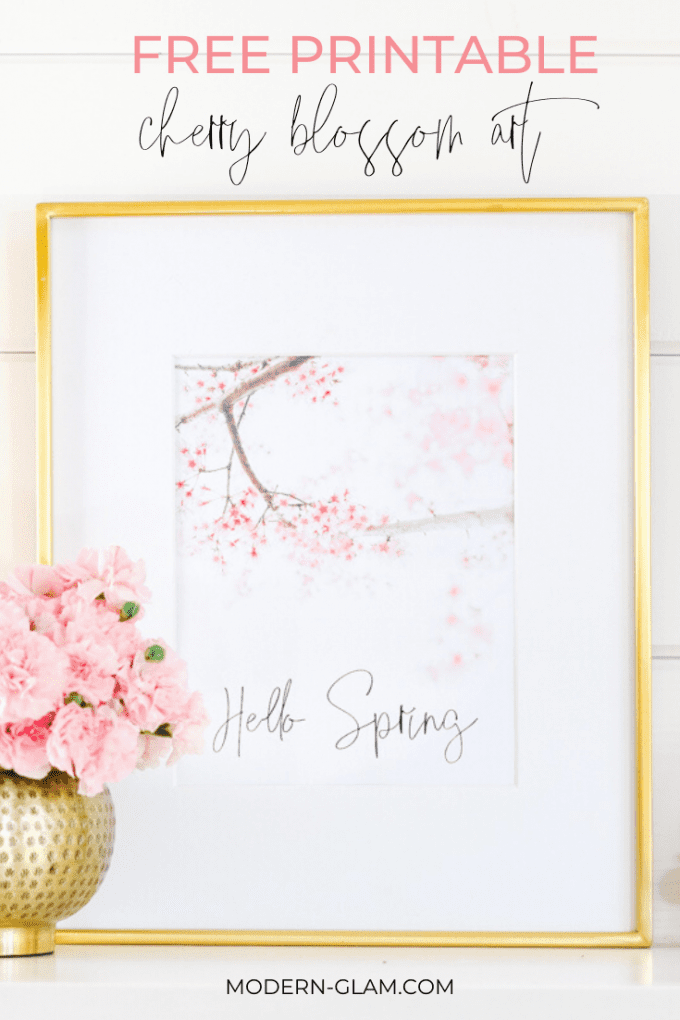 cherry blossom free printable