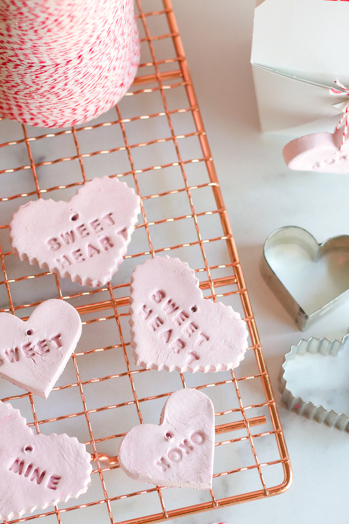 DIY Glazed Air Dry Clay Christmas Ornaments and/or Gift Tags 