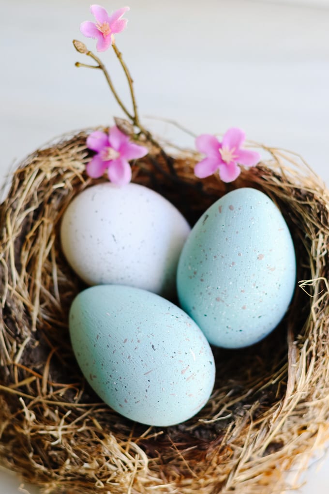 DIY speckled robins eggs