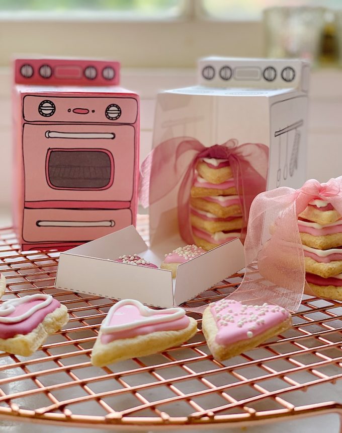 valentine's day cookie boxes