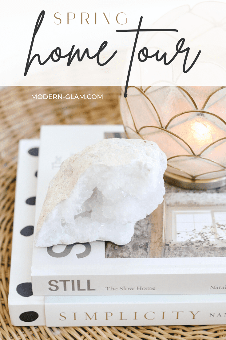 how to update your home for spring via @modernglamhome