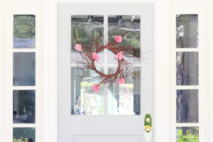 Spring Wreath craft Idea