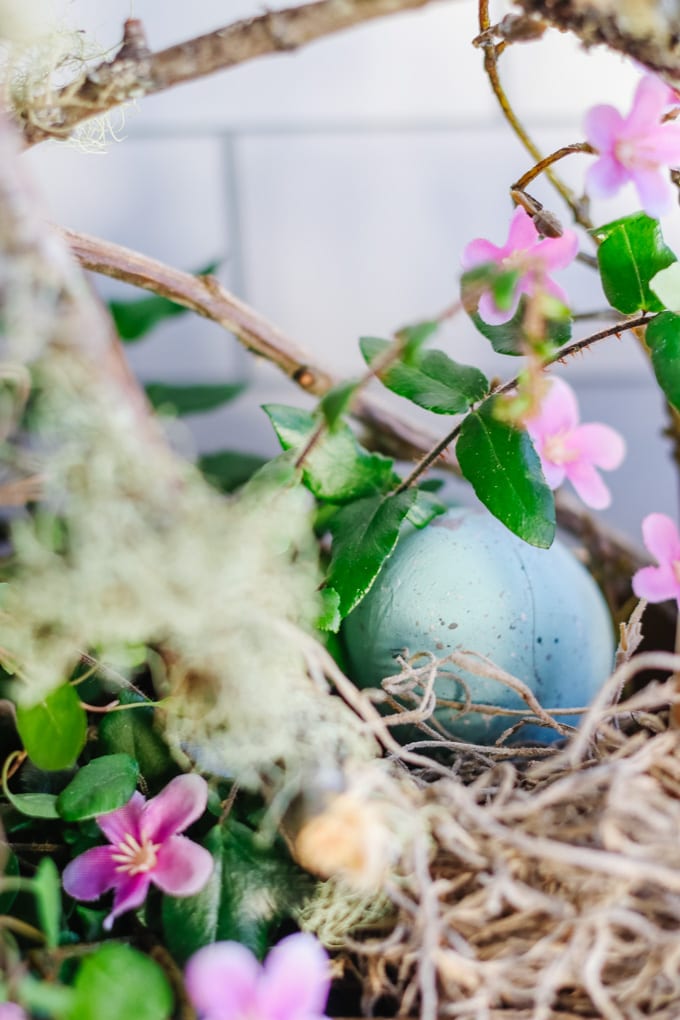 natural easter centerpiece