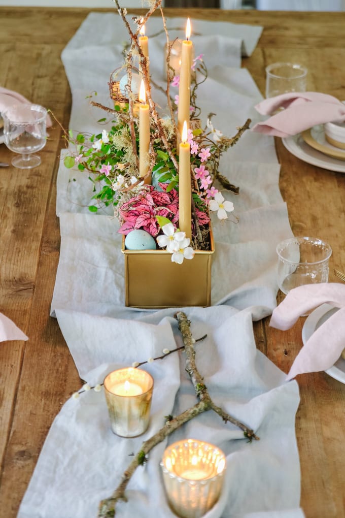 natural easter decor