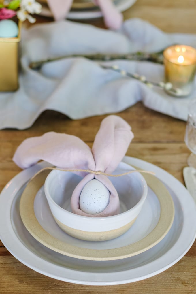 simple easter place setting ideas