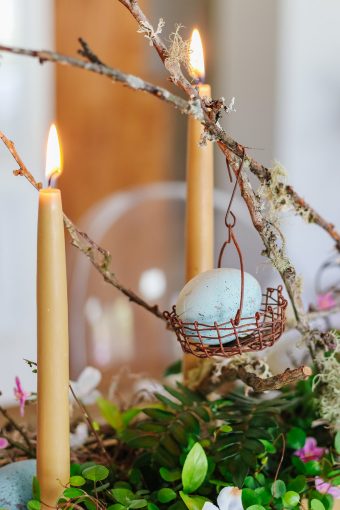 natural easter decor