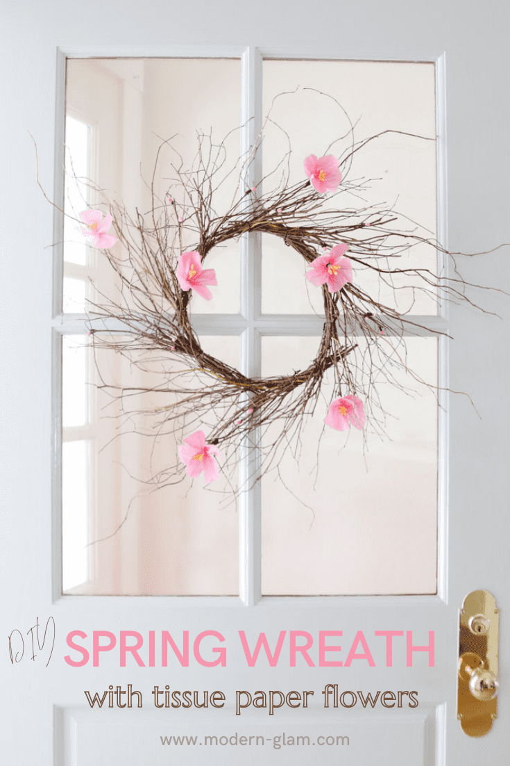 spring wreath ideas via @modernglamhome