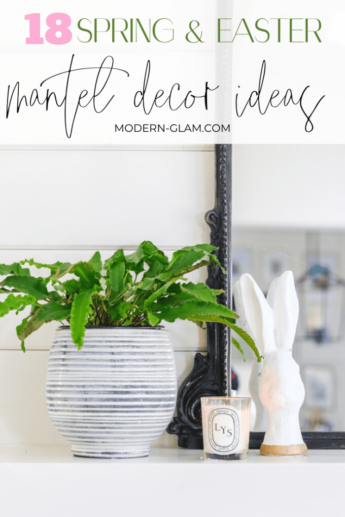 18 spring mantel decor ideas