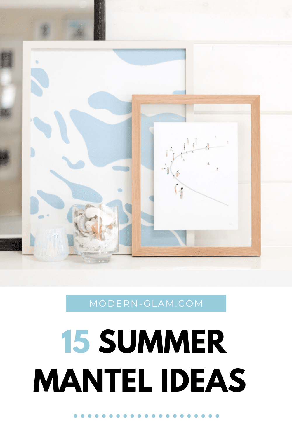 15 summer mantel ideas