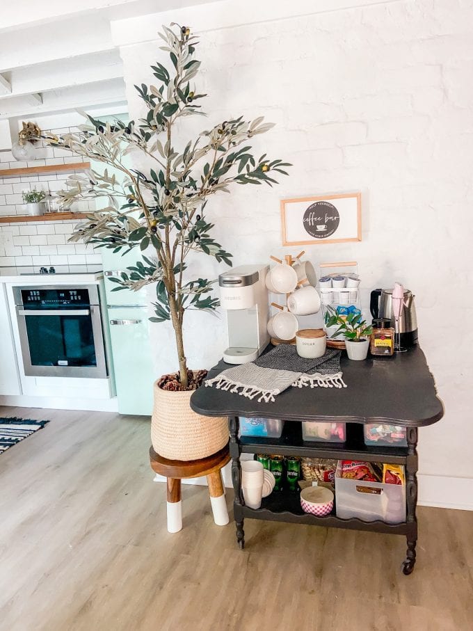 how to upcycle a bar cart