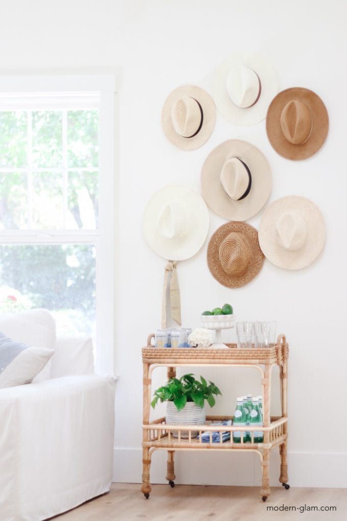 3 Ways To Style A Bar Cart Without Alcohol Modern Glam