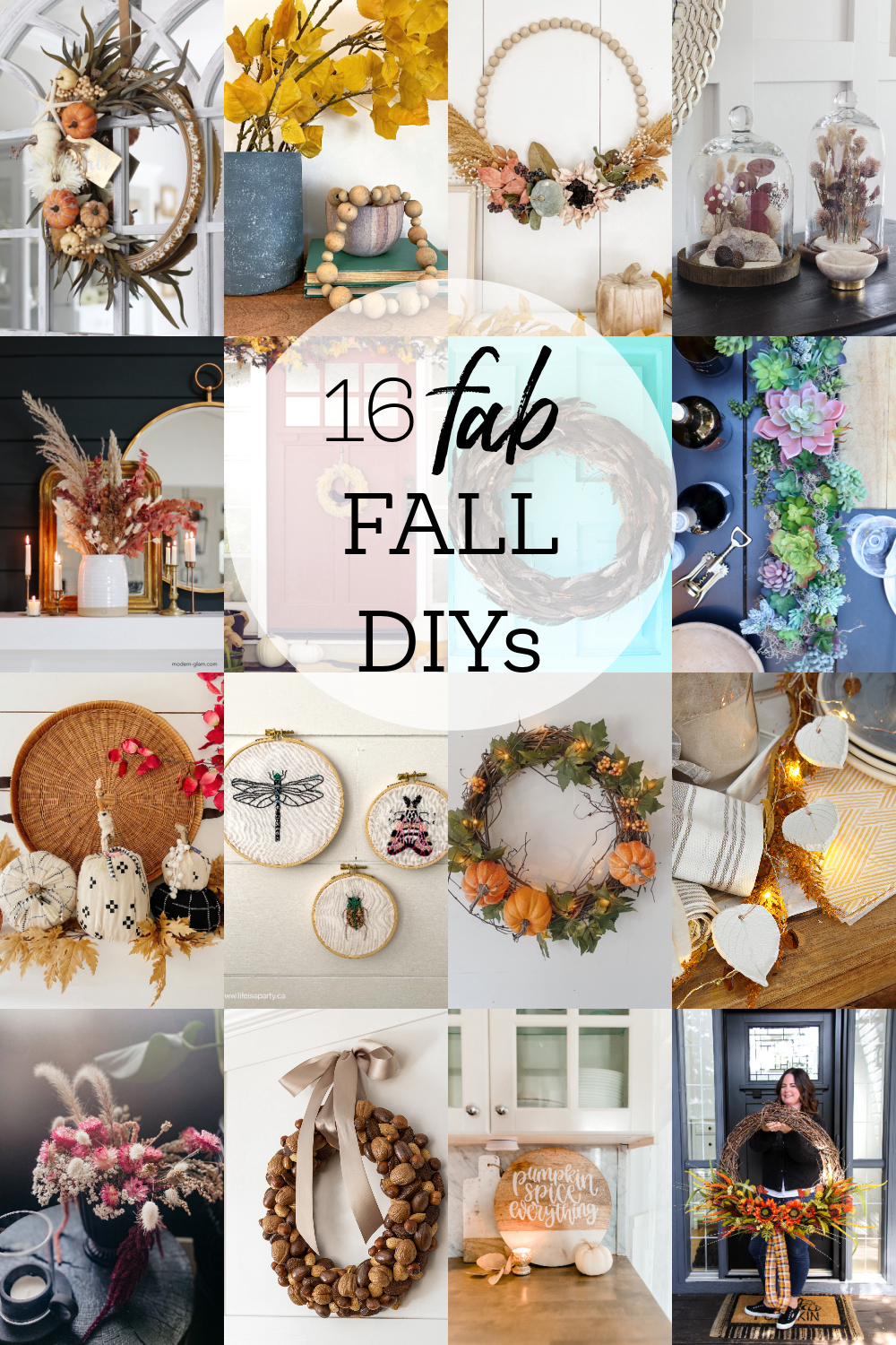 16 fall diy ideas to make via @modernglamhome