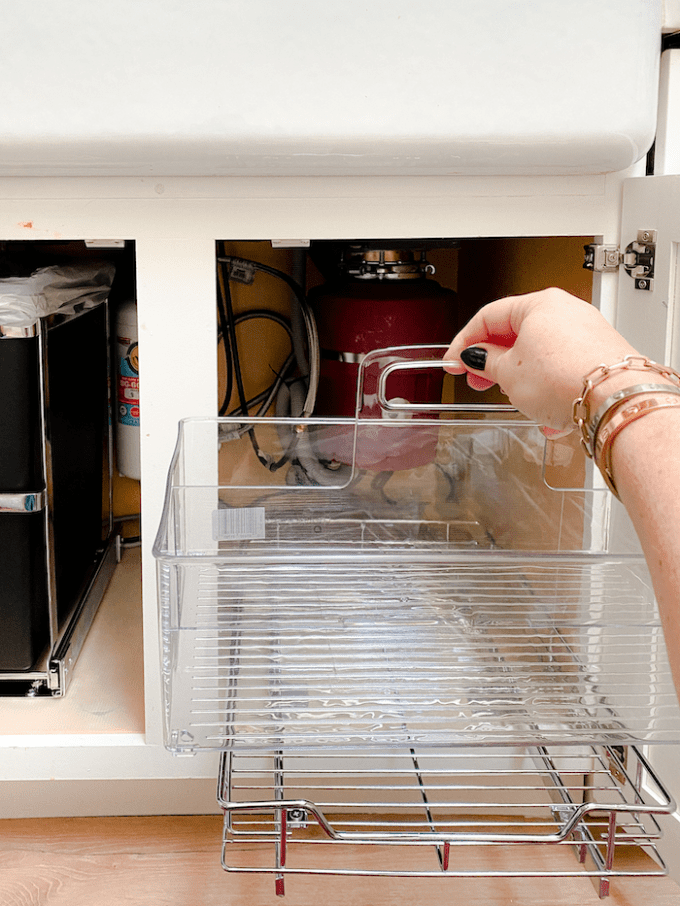 Effortless DIY Under Kitchen Sink Pull Out Storage