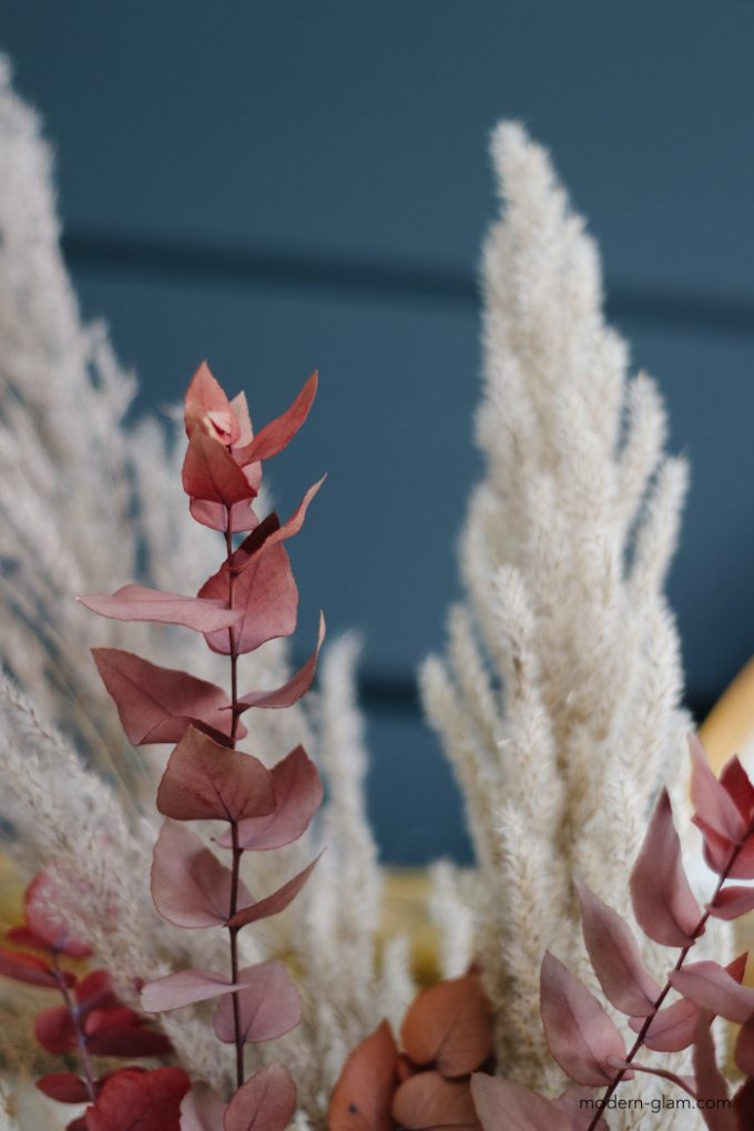 fall dried grass arrangement